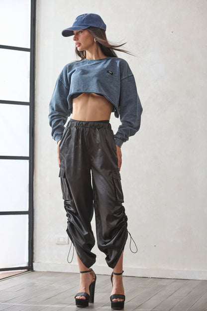 THE SATIN PARACHUTE – Satin Black