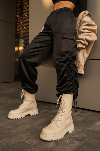 THE SATIN PARACHUTE – Satin Black