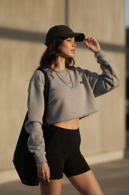 CROPPED SWEATSHIRT